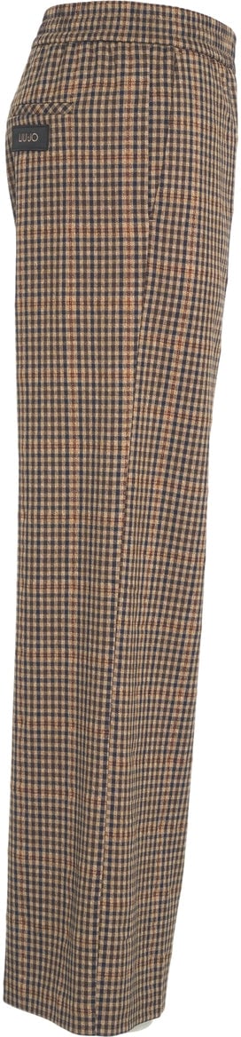 Liu Jo Palazzo trousers checked Bruin