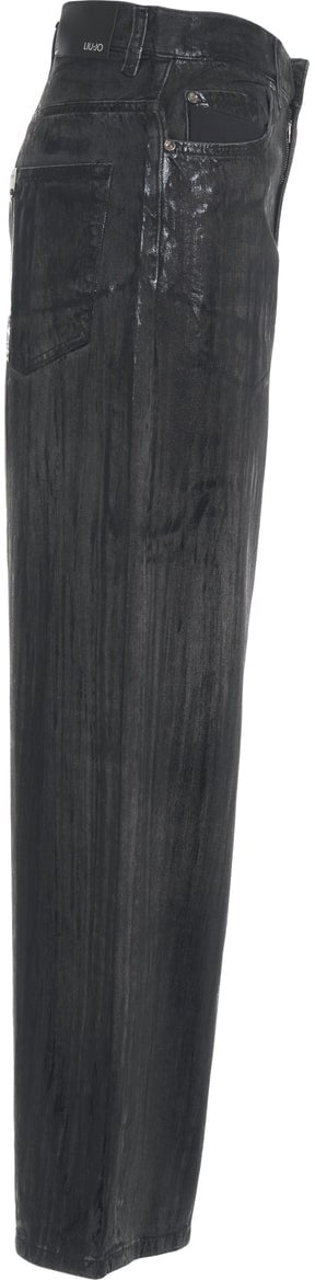 Liu Jo Wide leg jeans Zwart