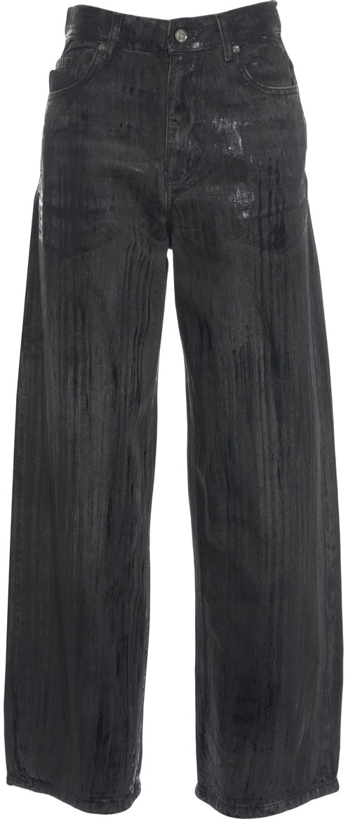 Liu Jo Wide leg jeans Zwart