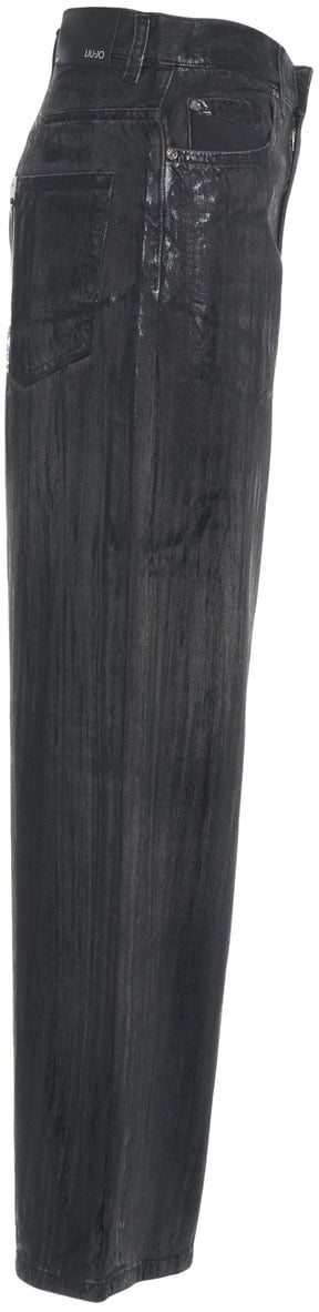 Liu Jo Jeans wide leg Zwart