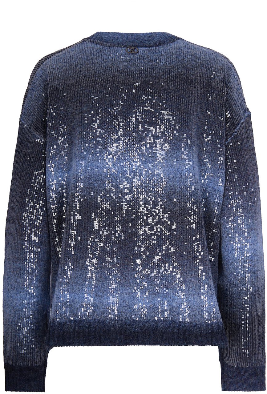 Liu Jo Sweaters Blue Shaded Blauw