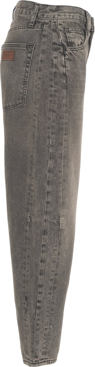 Liu Jo Balloon jeans with glitter finish Beige