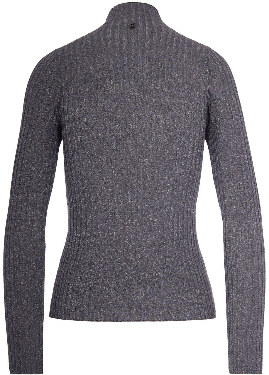 Liu Jo Sweaters Antracite Met Donkergrijs