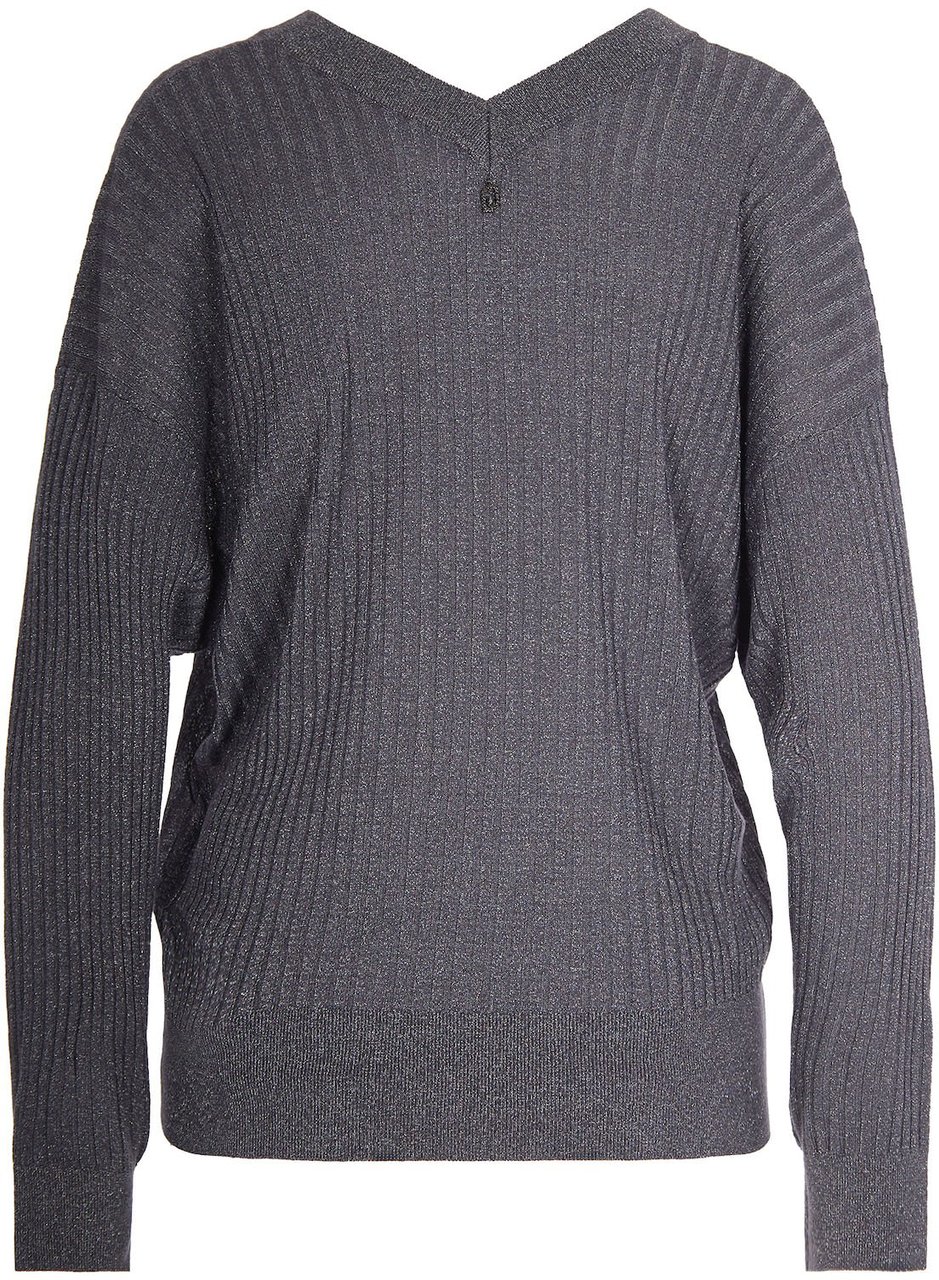 Liu Jo Sweaters Antracite Met Donkergrijs