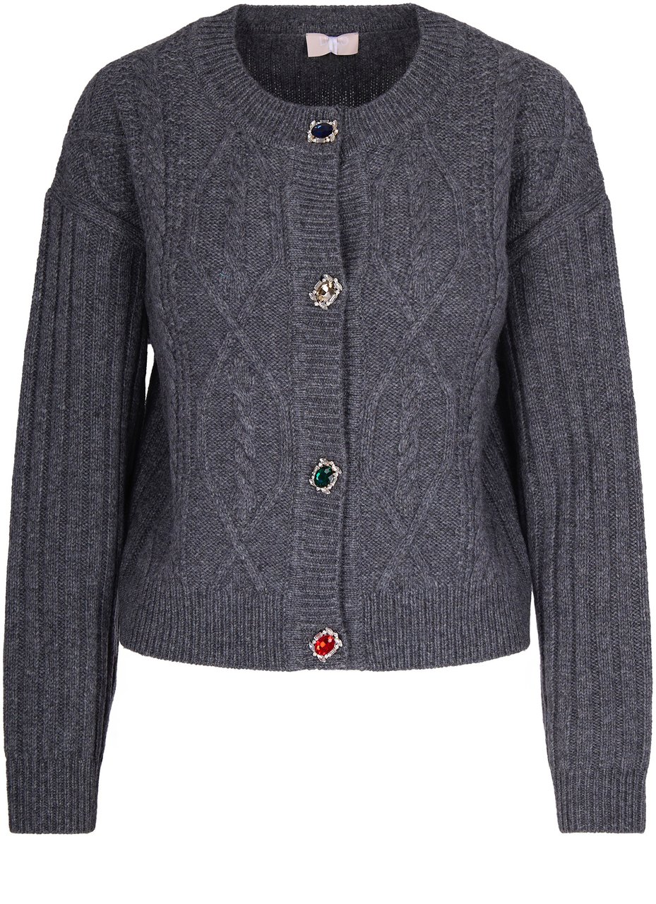 Liu Jo Sweaters Grigio Mdmelange Grijs