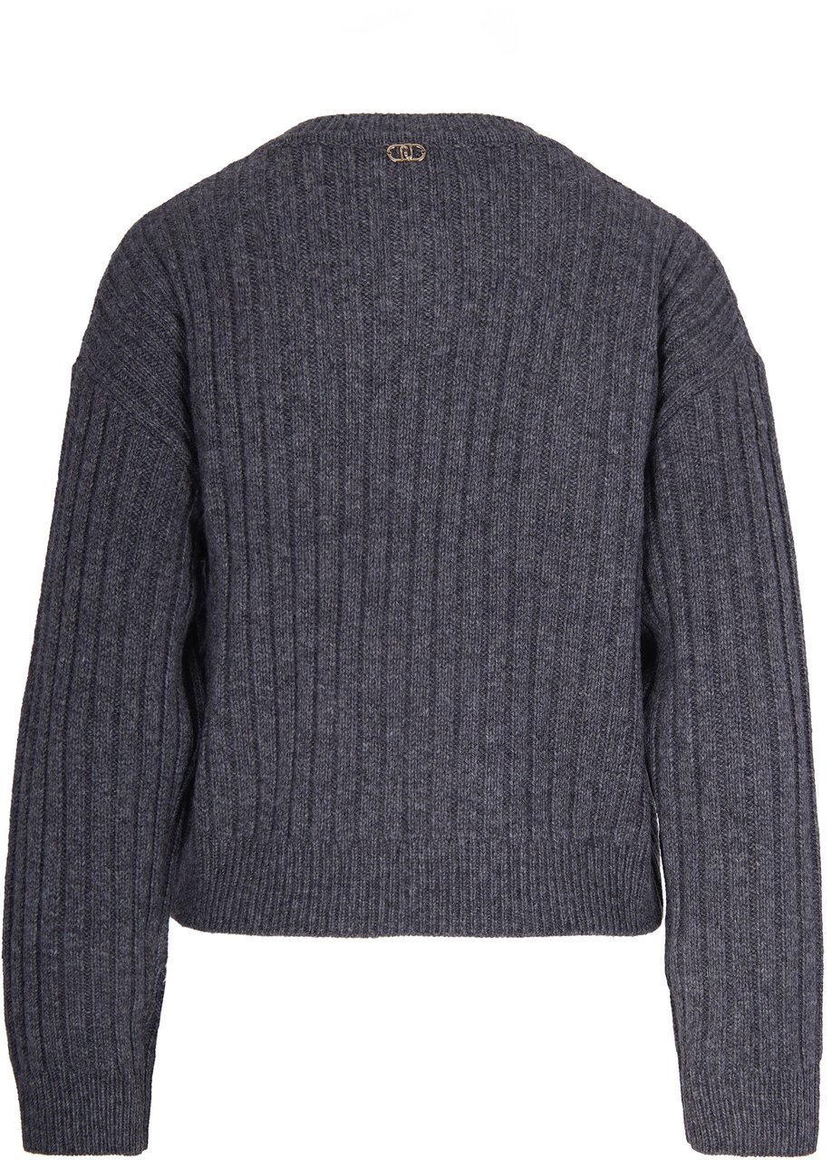 Liu Jo Sweaters Grigio Mdmelange Grijs