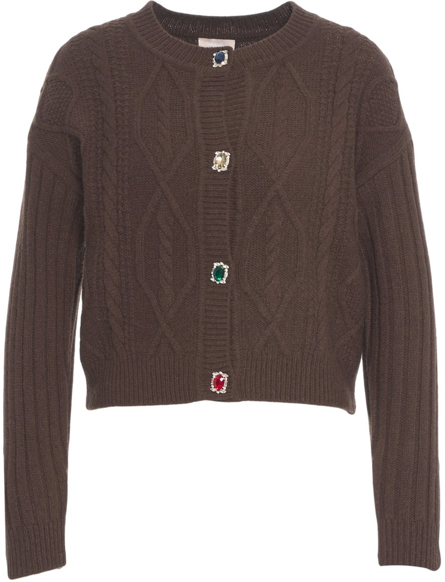Liu Jo Cardigan with jewel buttons Bruin