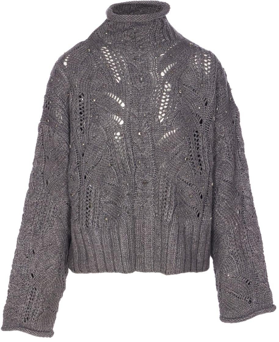 Liu Jo Sweaters Grigio Med Melange Grijs