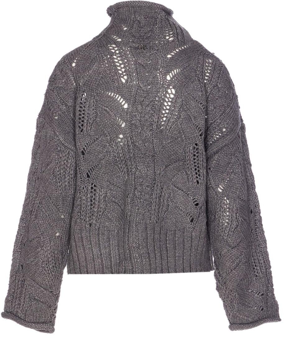 Liu Jo Sweaters Grigio Med Melange Grijs