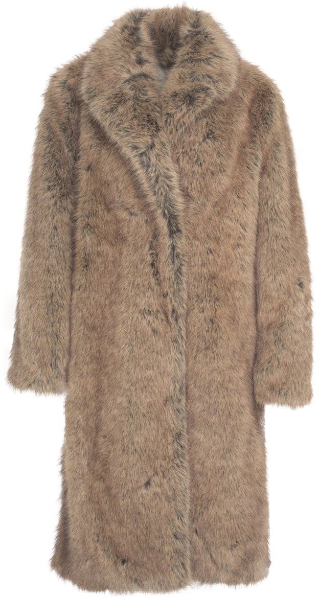 Liu Jo Faux fur coat Bruin