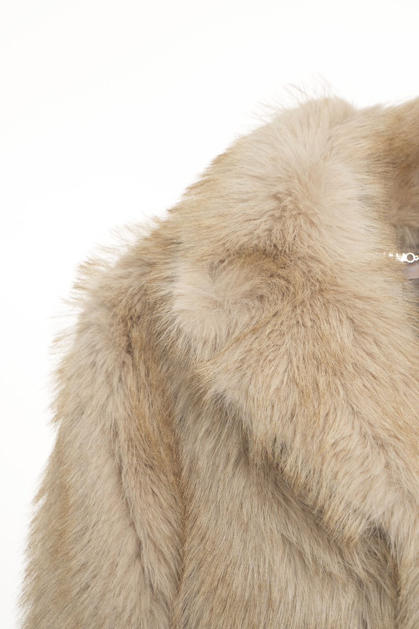 Liu Jo Cappotto in ecopelliccia Beige