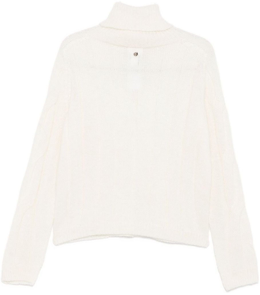 Liu Jo Sweaters Bianco Lana Wit
