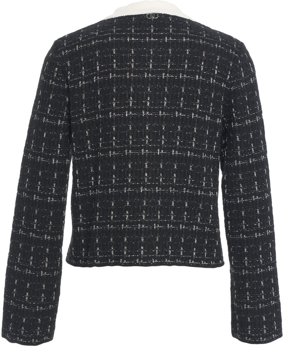 Liu Jo Tweed jacket Zwart