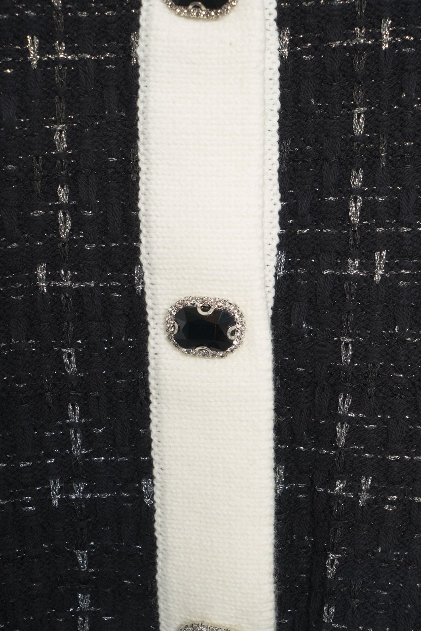 Liu Jo Tweed jacket Zwart
