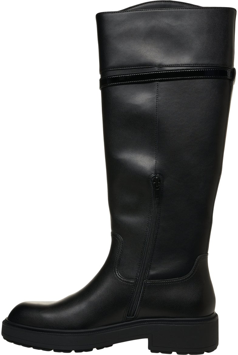 Liu Jo Smooth leather boots Zwart