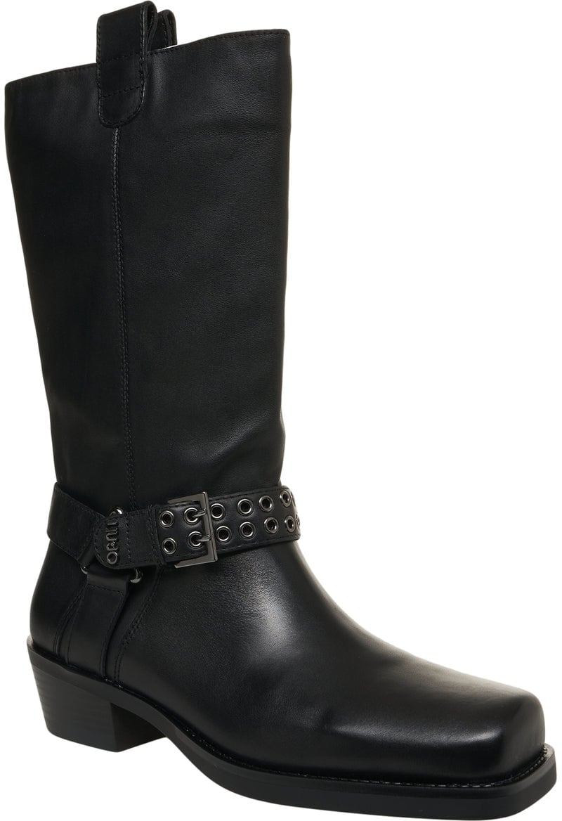 Liu Jo Leather texan boots Zwart