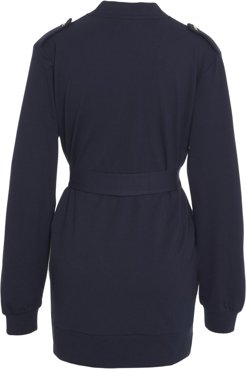 Liu Jo Cardigan with waist belt Blauw