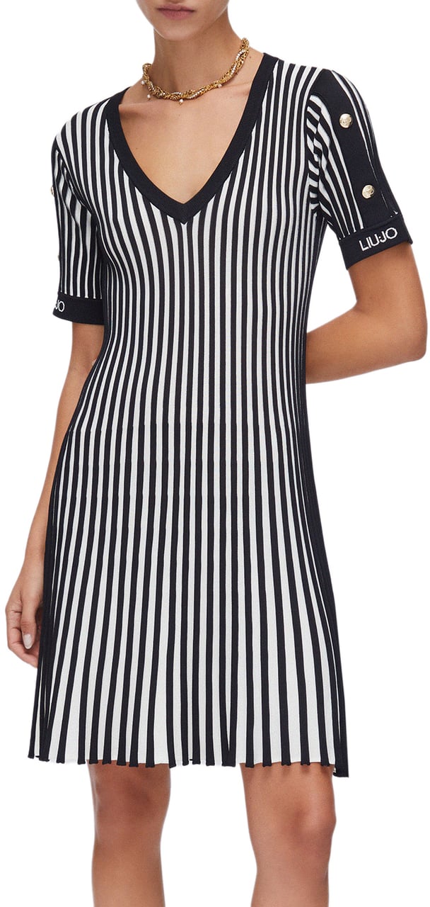 Liu Jo Dresses Nerowhite Milk Wit