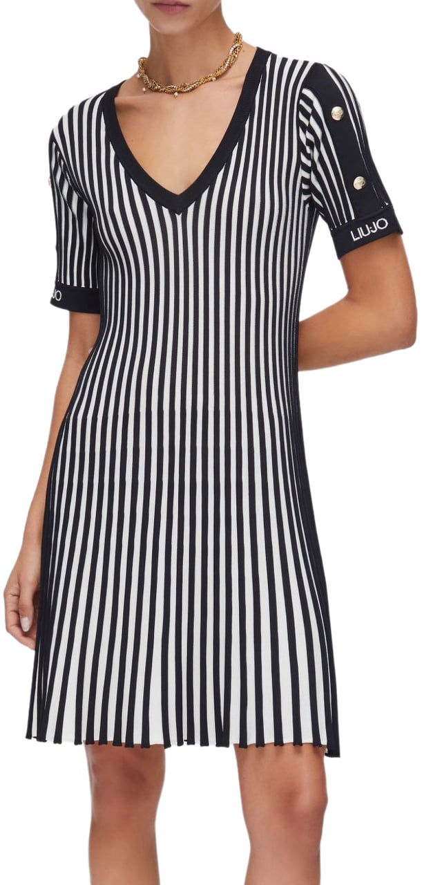 Liu Jo Dresses Nerowhite Milk Wit
