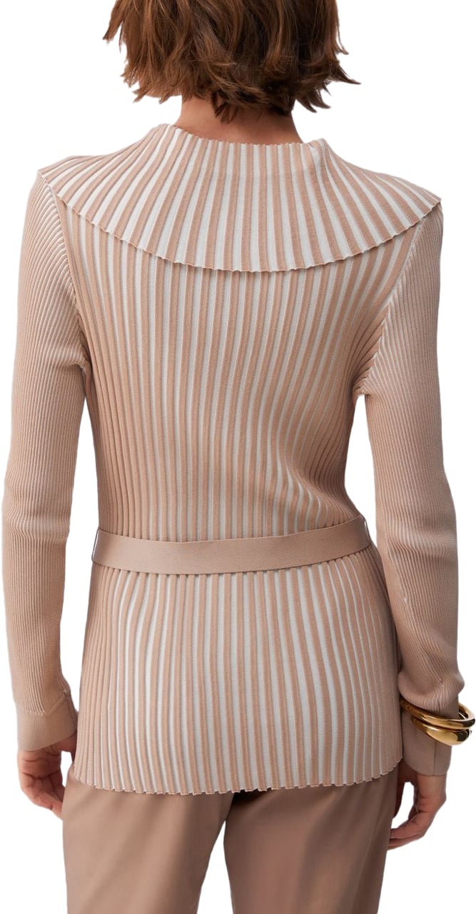 Liu Jo Sweaters Ltalmondwhmilk Wit