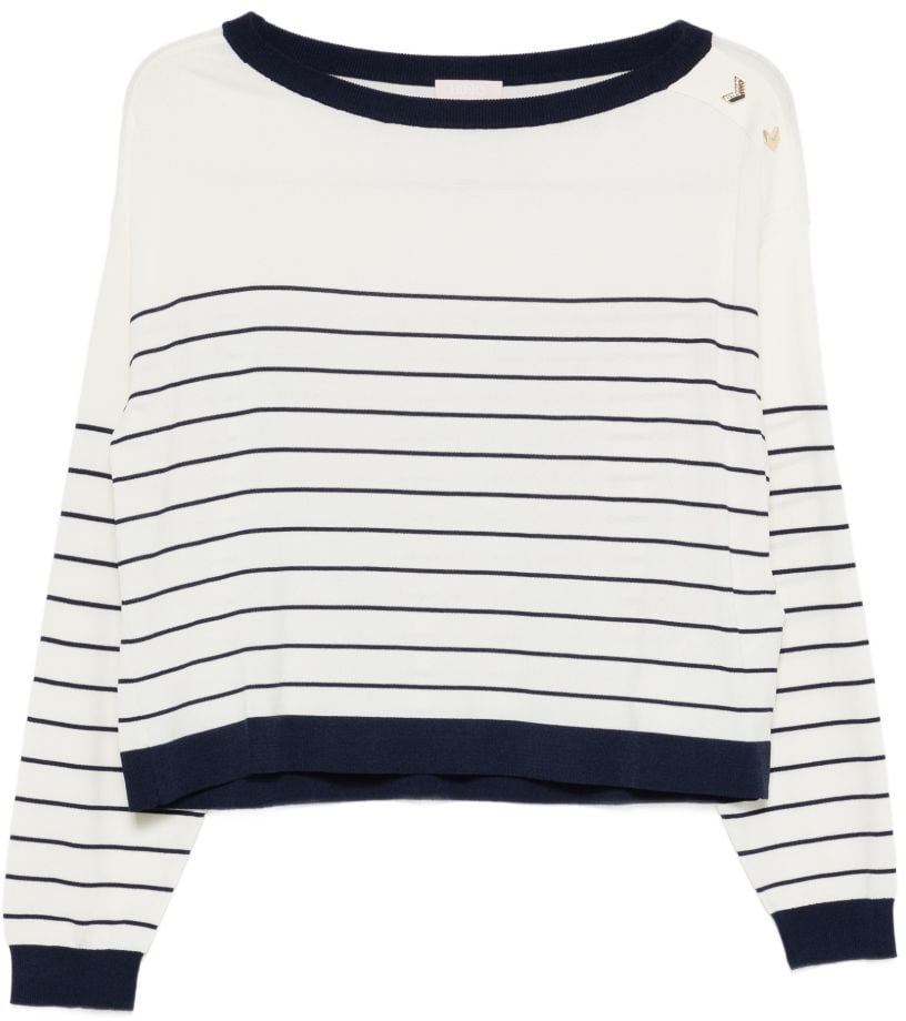 Liu Jo Sweaters Whmilkntblue Sky Divers