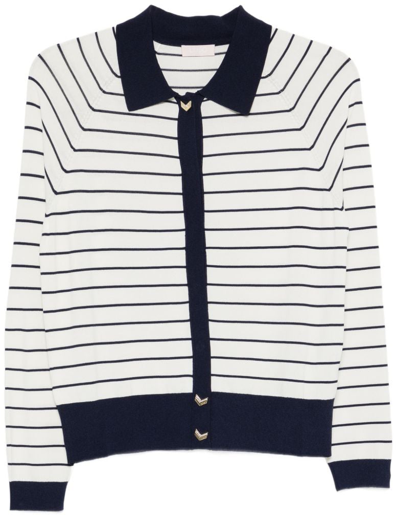 Liu Jo Sweaters Whmilkntblue Sky Divers