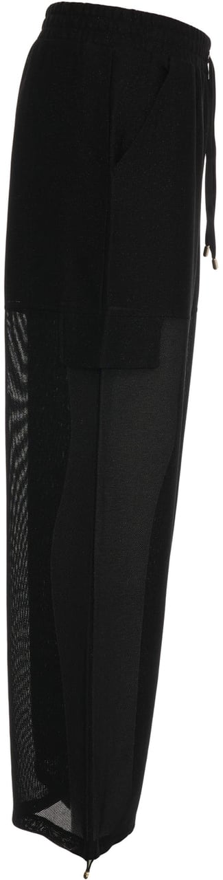 Liu Jo Mesh cargo pants Zwart
