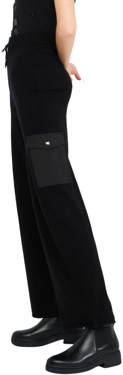 Liu Jo Trousers Black Zwart