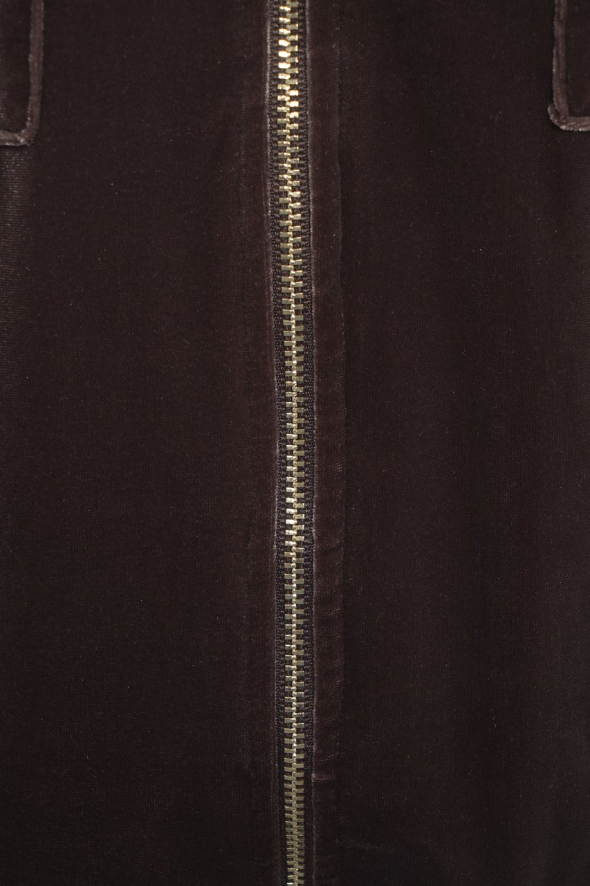 Liu Jo Velvet hoodie Bruin