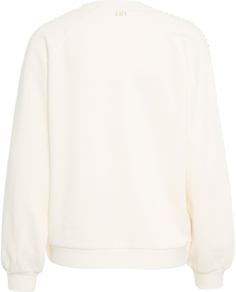 Liu Jo Sweatshirt with sequins Wit