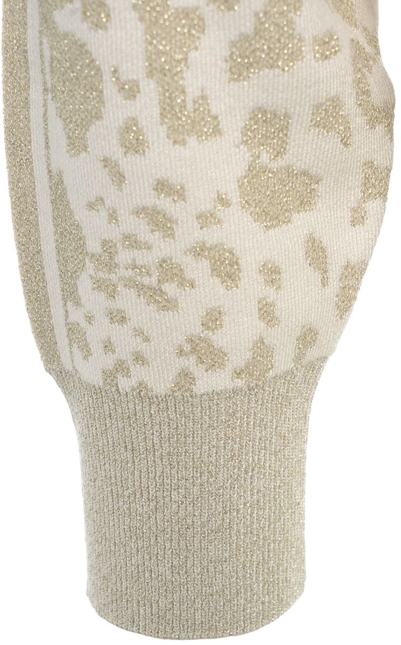 Liu Jo Sweatshirt with animal print Beige
