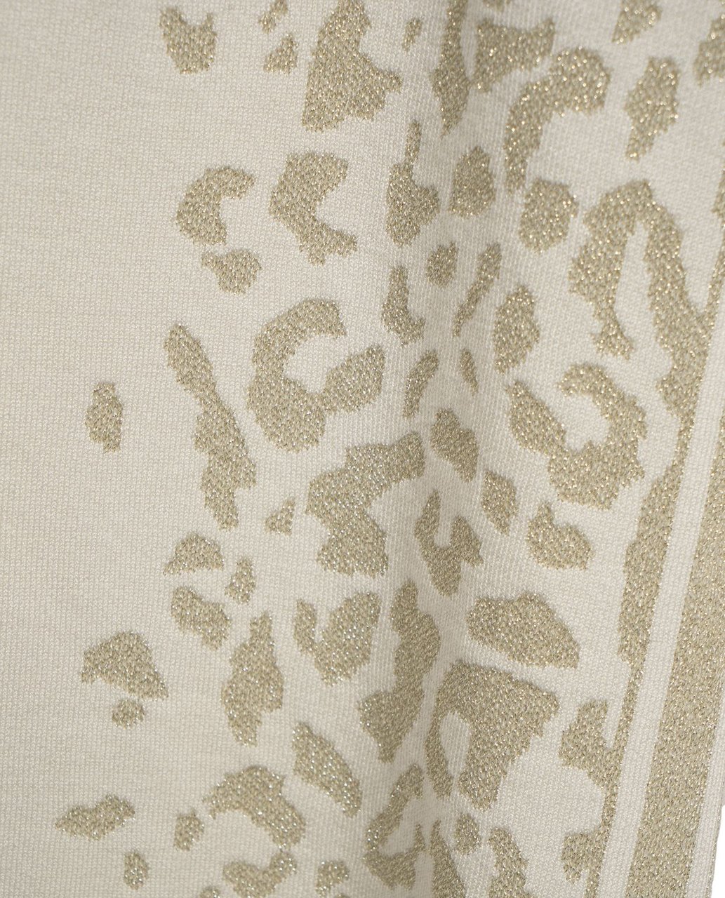 Liu Jo Midi dress with animal print Beige
