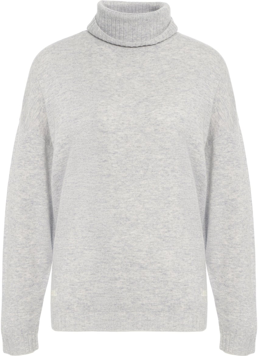 Liu Jo Wool turtleneck sweater Grijs