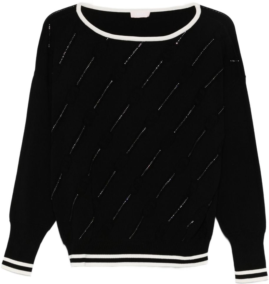 Liu Jo Sweaters Black Zwart