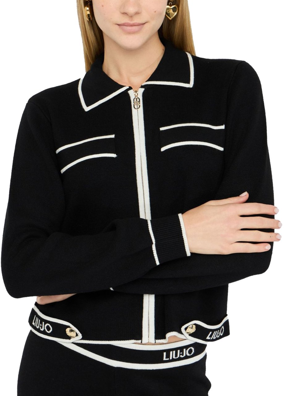 Liu Jo Sweaters Black Zwart