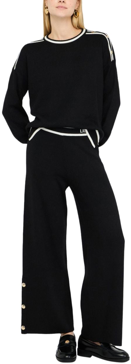 Liu Jo Trousers Black Zwart