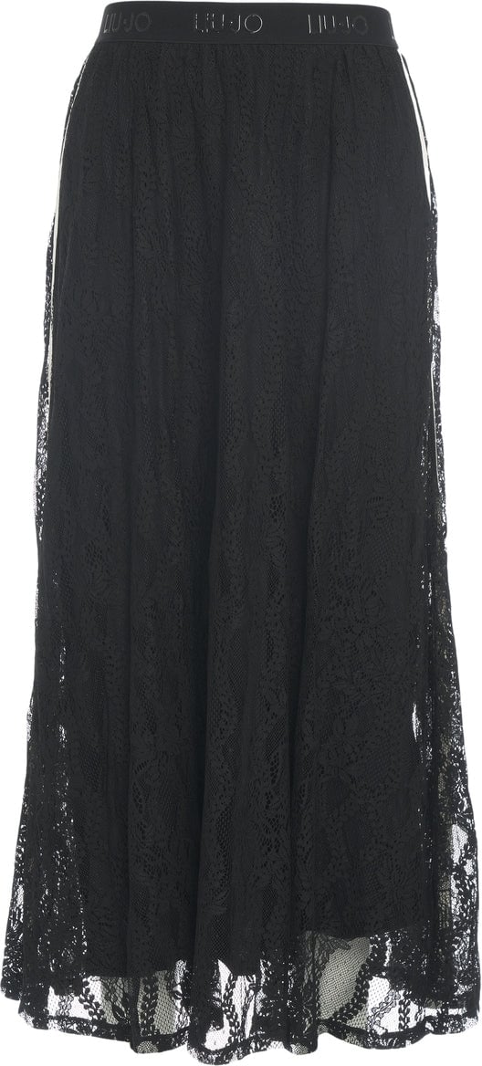 Liu Jo Lace maxi skirt Zwart