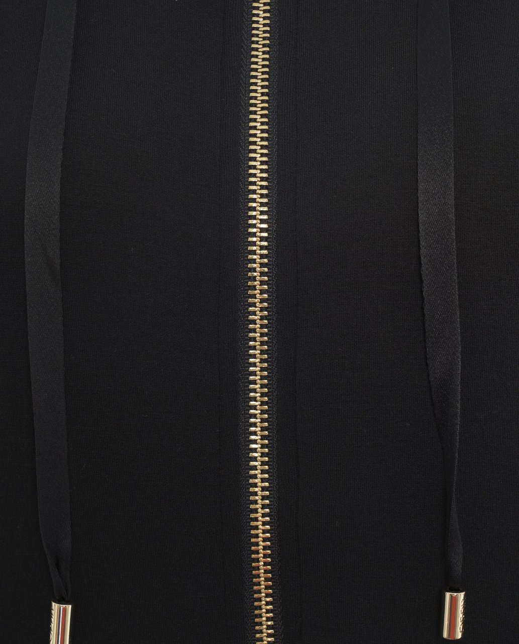 Liu Jo Hoodie with rhinestones Zwart
