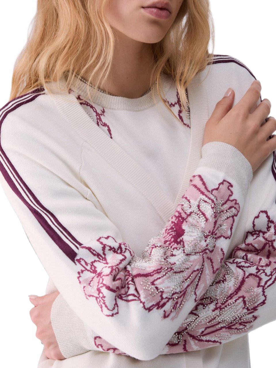 Liu Jo Sweaters Bco Lana/Tea Rose Wit