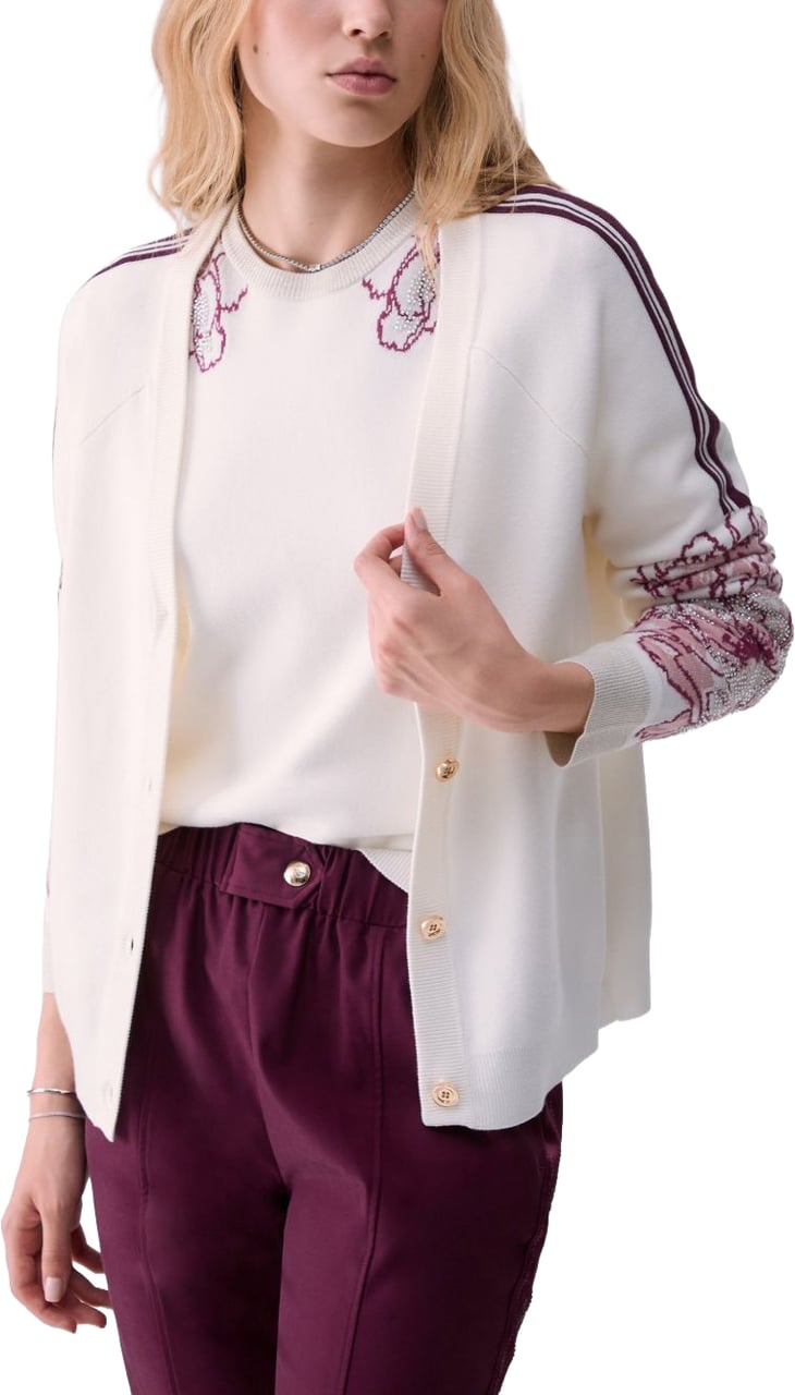 Liu Jo Sweaters Bco Lana/Tea Rose Wit