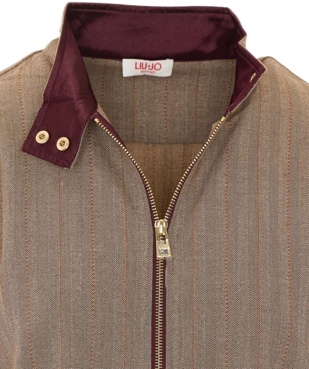 Liu Jo Jackets Brown Rust Stripe Taupe