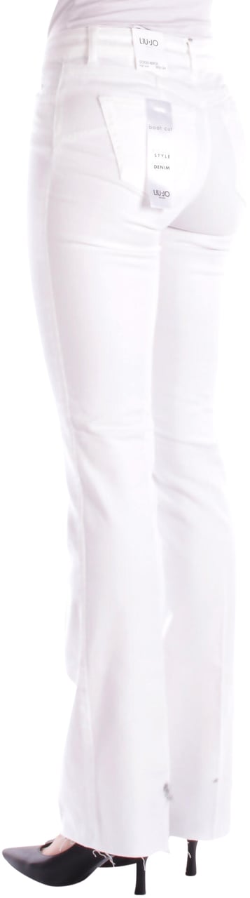 Liu Jo Trousers Bianco Lana Wit