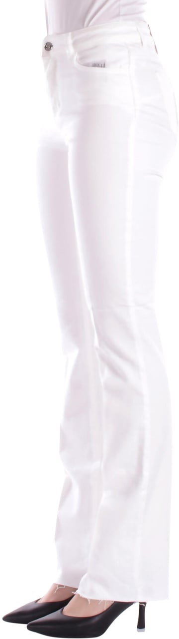 Liu Jo Trousers Bianco Lana Wit