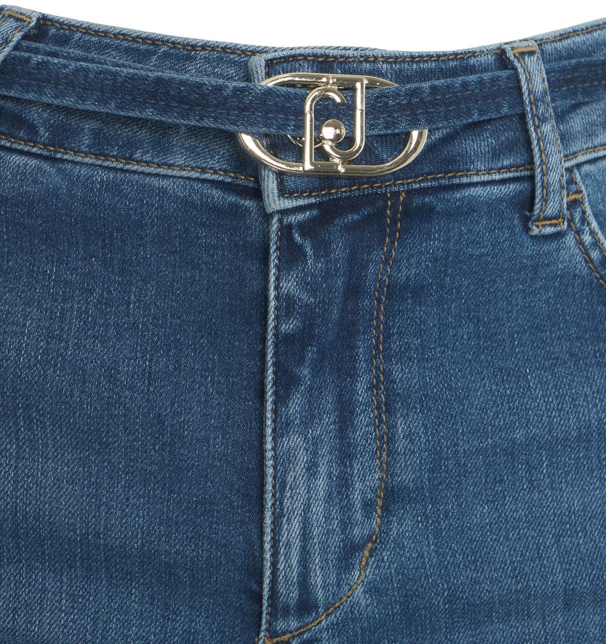 Liu Jo Flared jeans with belt Blauw