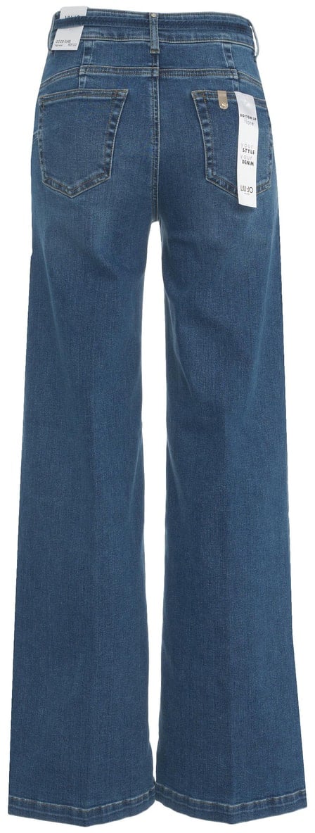 Liu Jo Flared jeans with belt Blauw