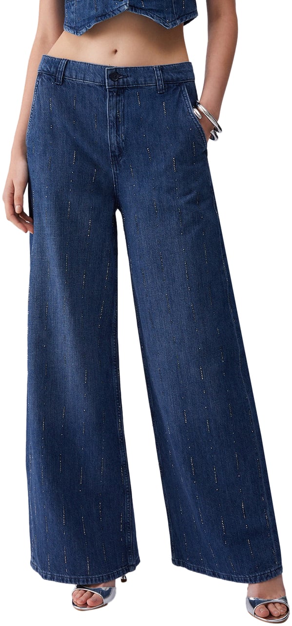Liu Jo Jeans Denblue Starry Wash Blauw