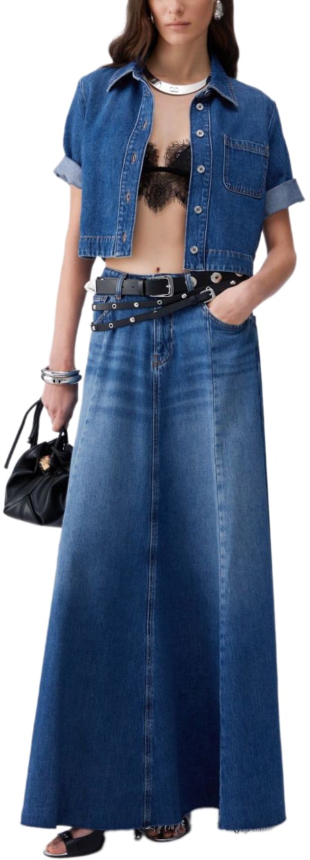 Liu Jo Skirts Denblue Blauw