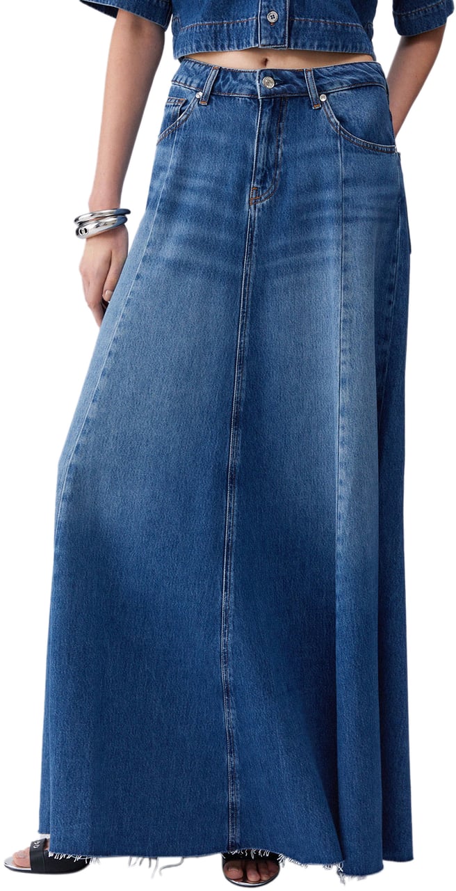 Liu Jo Skirts Denblue Blauw