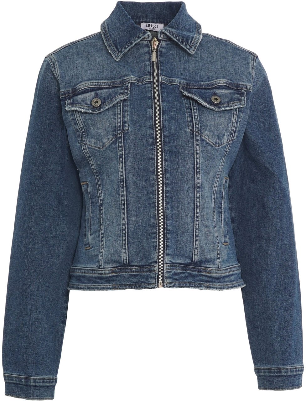 Liu Jo Denim jacket 'Riderz' Blauw