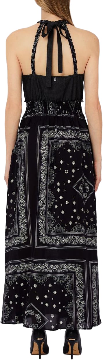 Liu Jo Dresses Den.Black/St.Bandana Zwart